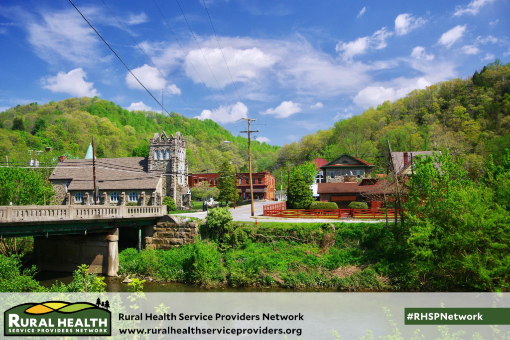 A rural town in West Virginia